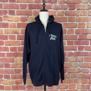 Matty Matheson Black Zip-Up Hoodie Marty’s Parts Graphic Logo‎ Pockets Size XL